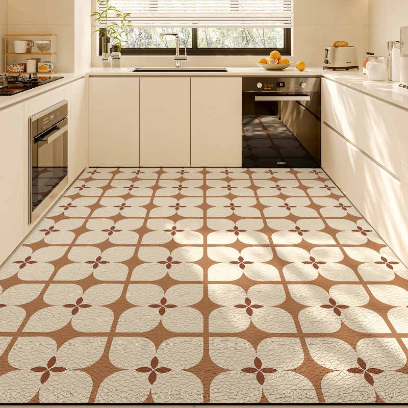 PVC Kitchen Mat Waterproof Non - Home Kitchen Bathroom Cleaning ulasan dan harga