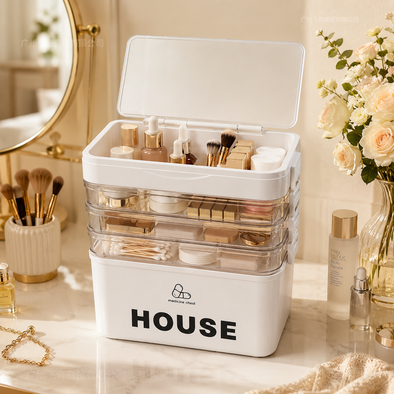 YX Large-Capacity Multi-Tier S - Home Bathroom Supplies ulasan dan harga