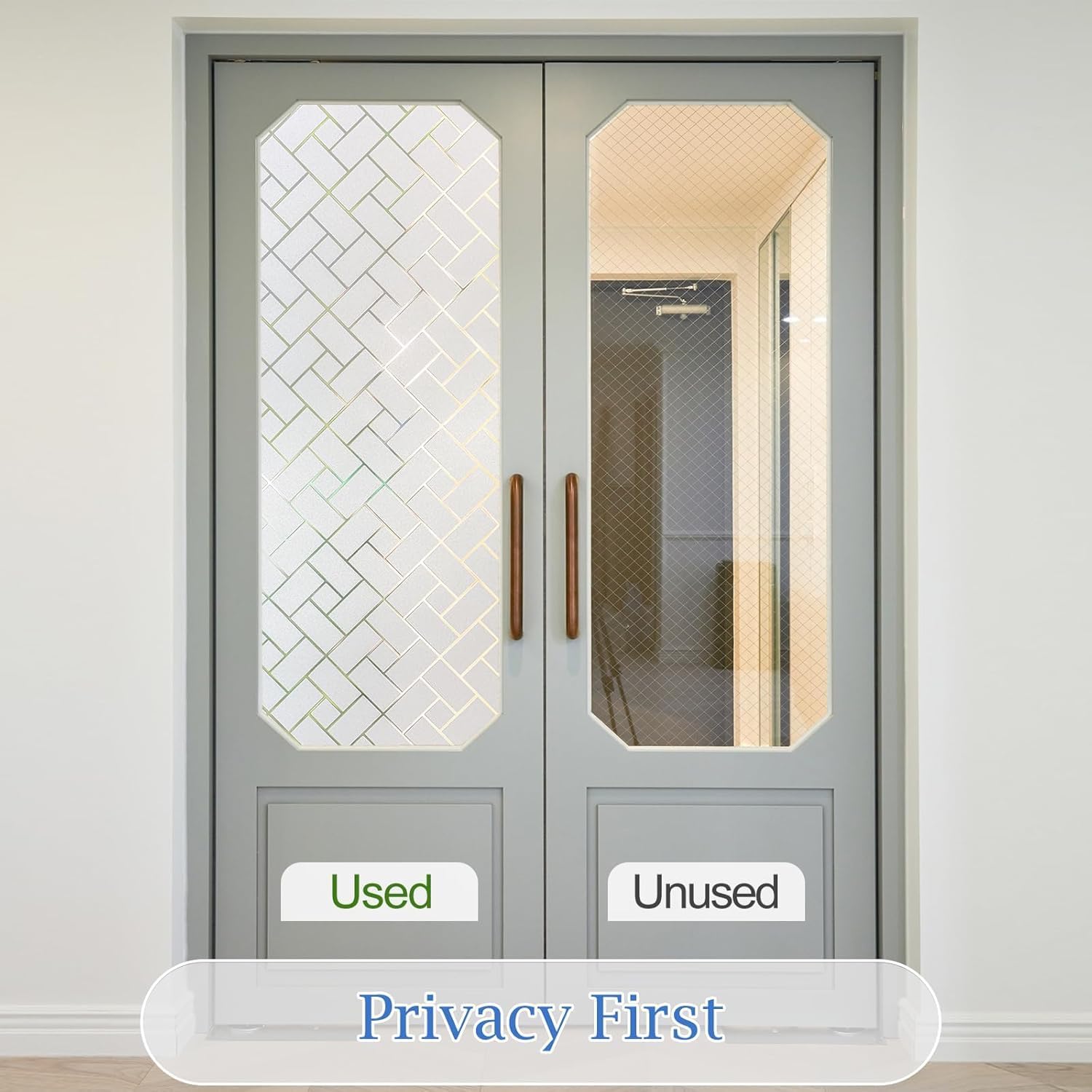 Frosted Window Privacy Film St - Home Bathroom ulasan dan harga