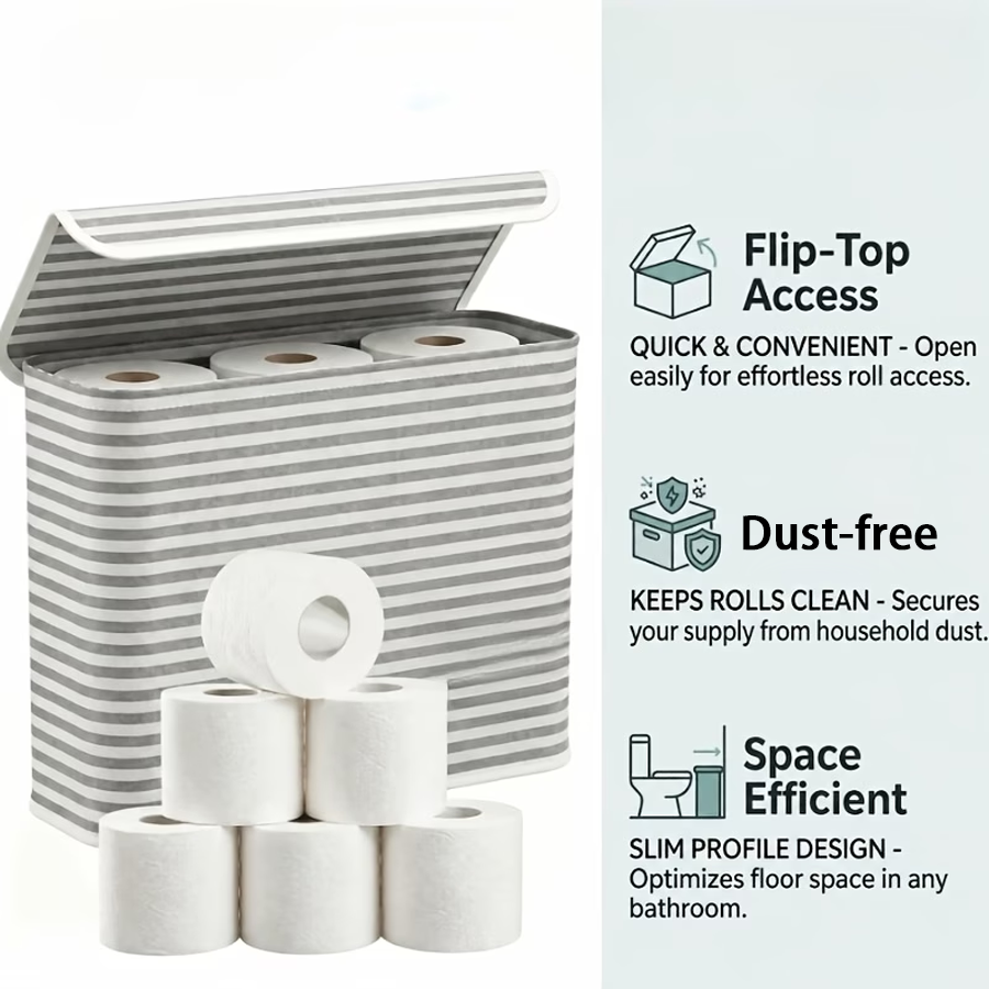 1pc Foldable Toilet Paper Stor - Home Goods Bathroom Storage ulasan dan harga