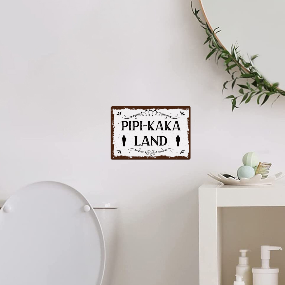 Putuo Decor 1pc Vintage Metal  - Home Bathroom Wall Decor ulasan dan harga