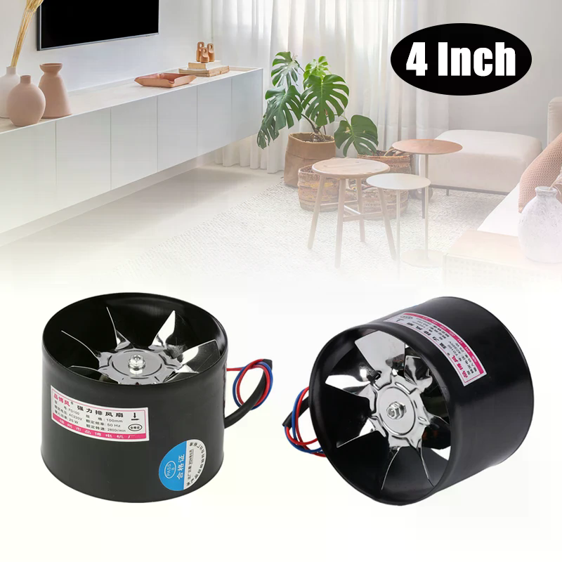 4 INCH Fan Air Ventilator for  - Home Bathroom Extractor Fan ulasan dan harga