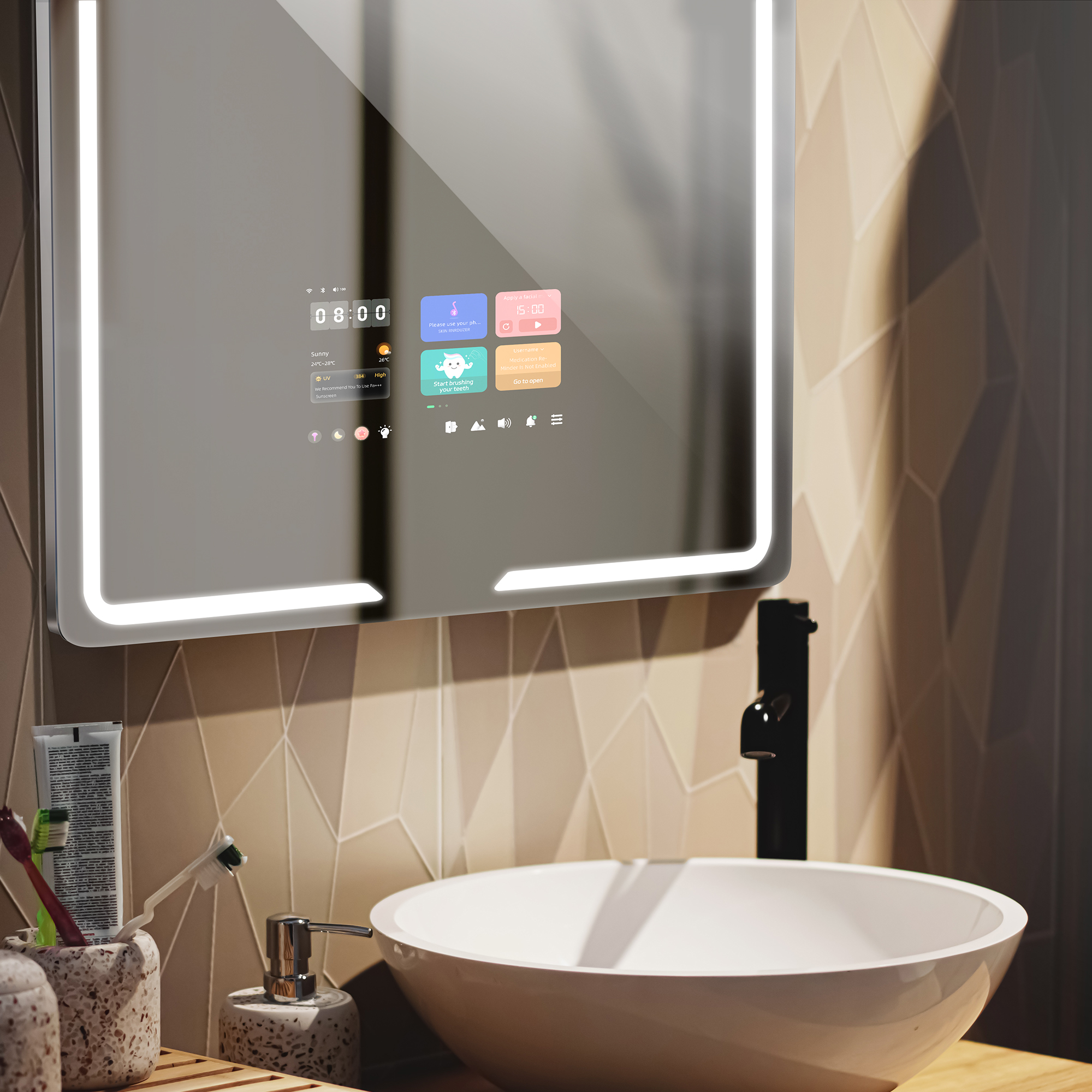 Sophia 2025 NEW Trend  Android - Bathroom Mirror Led ulasan dan harga