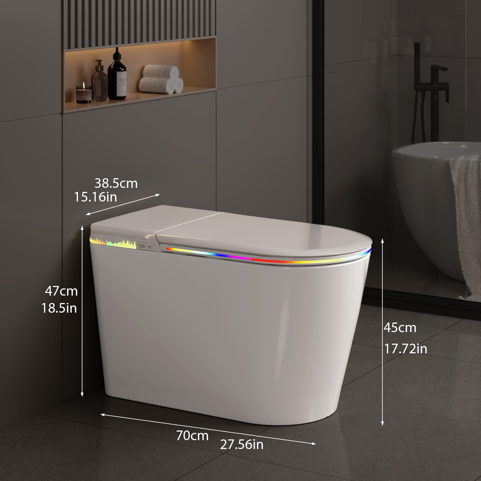 Smart Bidet Toilet Seat Heated - Plunger Toilet ulasan dan harga