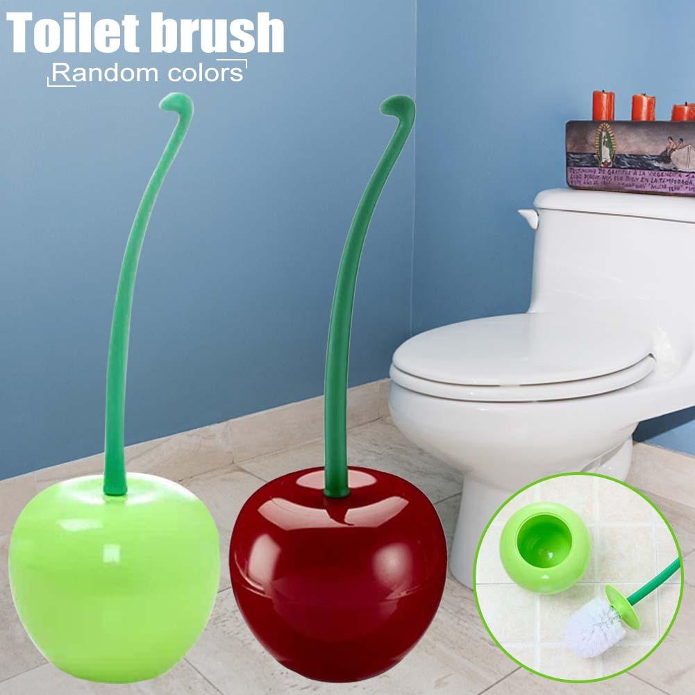 Cherry Toilet Brush And Holder - Home Bathroom Set ulasan dan harga