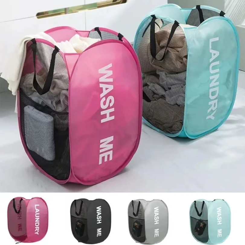 Durable Folding Simple Laundry - Home Goods Bathroom Storage ulasan dan harga