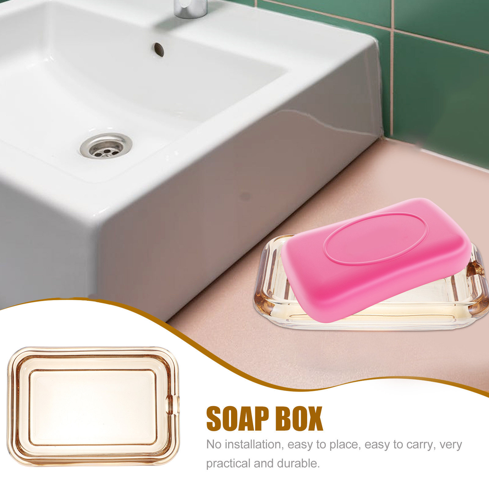 High Quality Glass Soap Holder - Glass Soap Dish ulasan dan harga