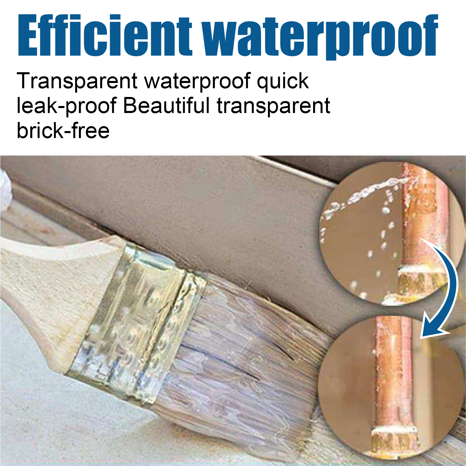 Transparent Waterproof Coating - Home Bathroom Repair ulasan dan harga