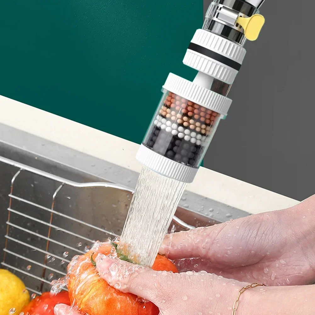 6 Layers Faucet Water Filter U - Home Bathroom ulasan dan harga
